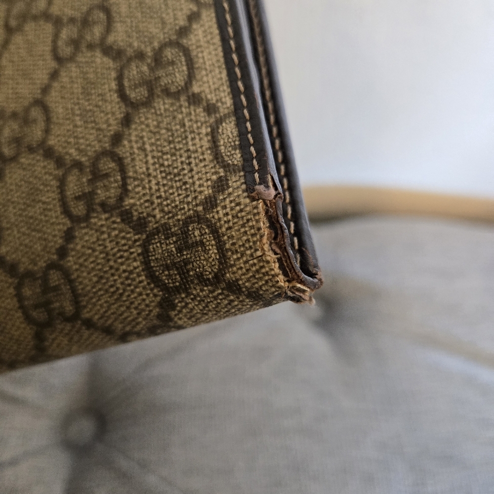 Gucci Monogram Long Stripe Wallet, Coated Canvas And Leather - Picture 13 of 16